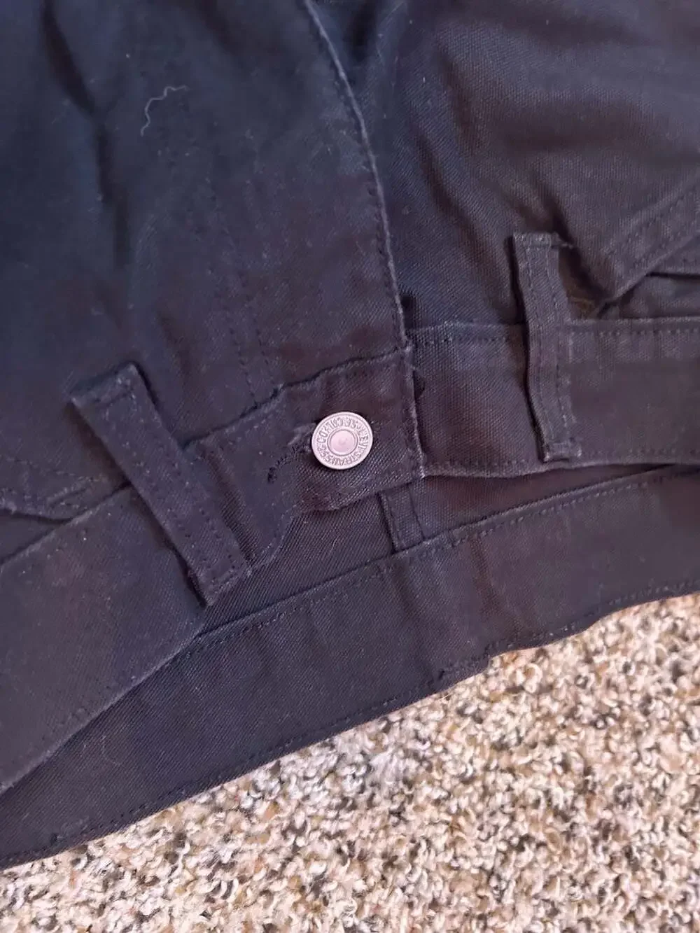 Levi's Workwear Fit Size 32x34 Black Utility Pants